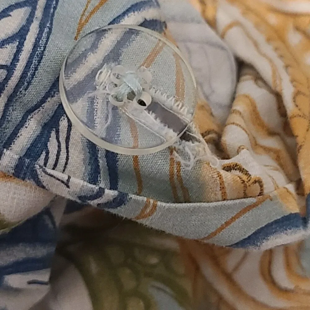 Pottery Barn QUEEN Duvet Cover+ 2 Pillowcases Gold Blue Merlot Paisley Catrina